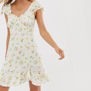 Free People Like a Lady WHITE dress size S read description*